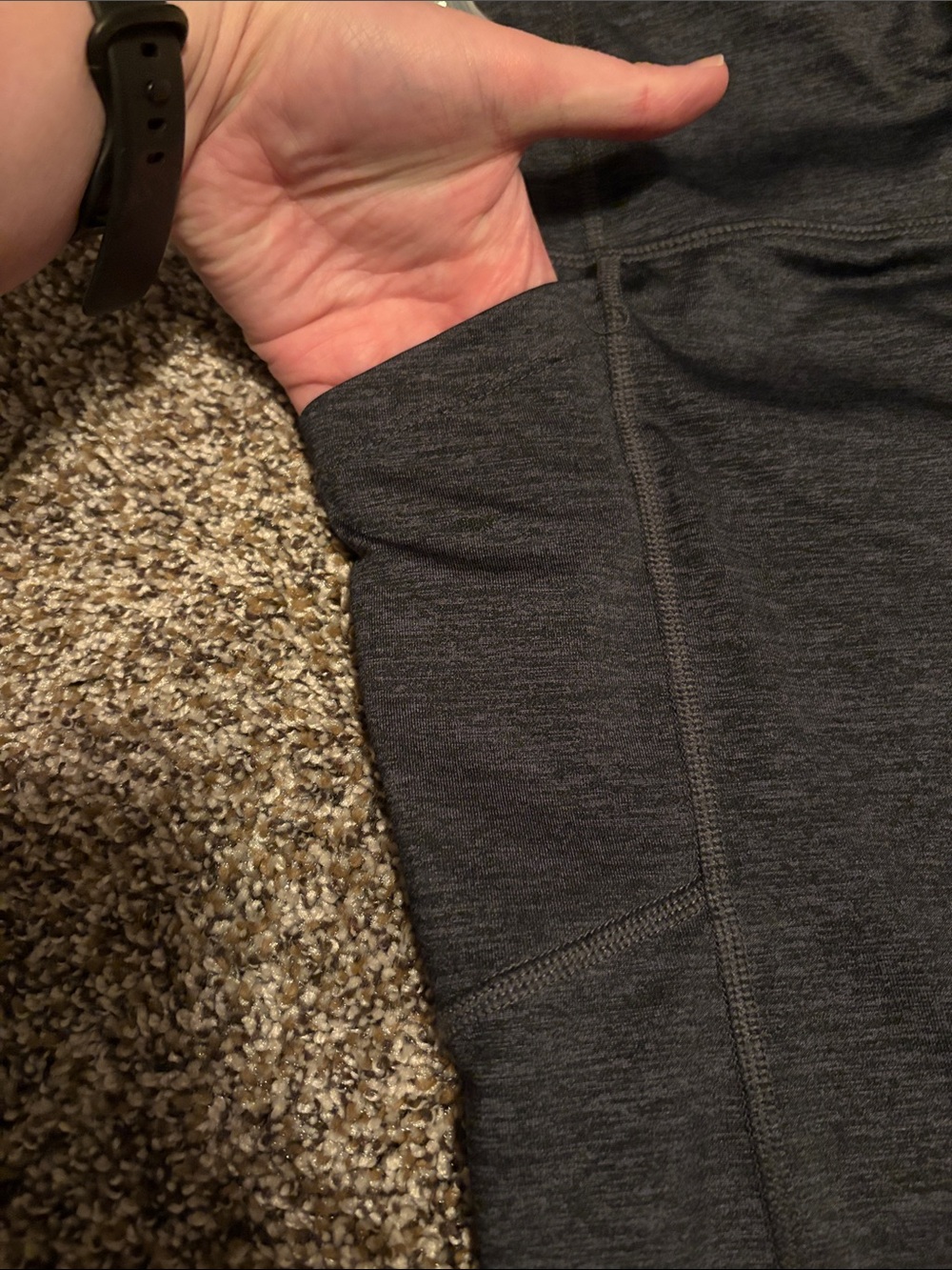 Dark Charcoal Avia Leggings - Picture 4 of 6